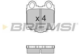 BREMSI BP2962 - PASTILLAS DE FRENO LEXUS