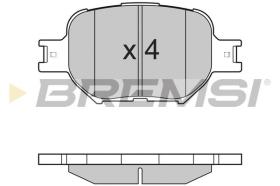 BREMSI BP2963 - PASTILLAS DE FRENO TOYOTA