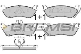 BREMSI BP2969 - PASTILLAS DE FRENO MERCEDES-BENZ