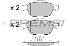 BREMSI BP2970 - PASTILLAS DE FRENO RENAULT