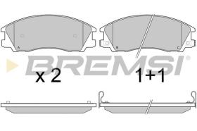 BREMSI BP2971 - PASTILLAS DE FRENO HYUNDAI