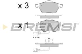 BREMSI BP2978 - PASTILLAS DE FRENO FORD, VW, SEAT