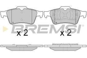 BREMSI BP2980 - PASTILLAS DE FRENO FORD, RENAULT, NISSAN, OPEL