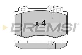 BREMSI BP2986 - PASTILLAS DE FRENO MERCEDES-BENZ