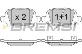 BREMSI BP2987 - PASTILLAS DE FRENO OPEL