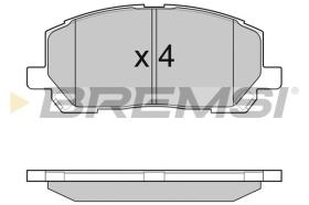 BREMSI BP2989 - PASTILLAS DE FRENO LEXUS