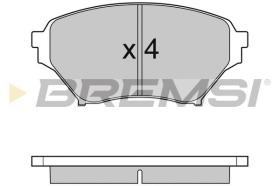 BREMSI BP2990 - PASTILLAS DE FRENO MAZDA