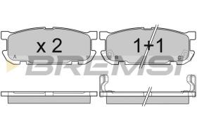 BREMSI BP2992 - PASTILLAS DE FRENO MAZDA