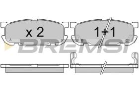 BREMSI BP2992 - PASTILLAS DE FRENO MAZDA