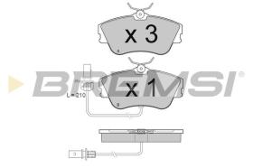 BREMSI BP2994 - PASTILLAS DE FRENO VW