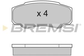 BREMSI BP2996 - PASTILLAS DE FRENO FIAT, PEUGEOT, CITROEN