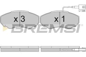 BREMSI BP2997 - PASTILLAS DE FRENO FIAT, PEUGEOT, CITROEN