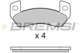 BREMSI BP3003 - PASTILLAS DE FRENO PIAGGIO, AIXAM, LIGIER