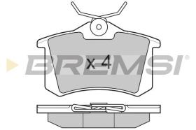 BREMSI BP3004 - PASTILLAS DE FRENO RENAULT, NISSAN, OPEL, PEUGEOT