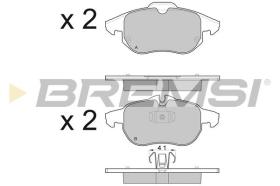 BREMSI BP3014 - PASTILLAS DE FRENO FIAT, OPEL, VAUXHALL, SAAB