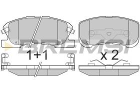 BREMSI BP3018 - PASTILLAS DE FRENO DAIHATSU