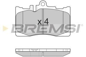 BREMSI BP3021 - PASTILLAS DE FRENO LEXUS