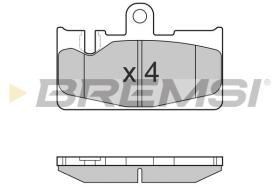 BREMSI BP3022 - PASTILLAS DE FRENO LEXUS