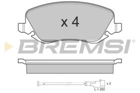 BREMSI BP3023 - PASTILLAS DE FRENO LANCIA