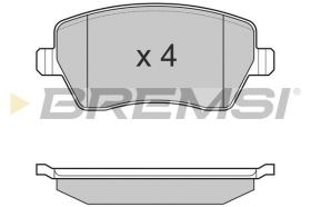 BREMSI BP3026 - PASTILLAS DE FRENO MERCEDES-BENZ, RENAULT, NISSAN