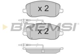 BREMSI BP3028 - PASTILLAS DE FRENO FIAT, PEUGEOT, CITROEN, LANCIA