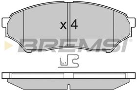 BREMSI BP3036 - PASTILLAS DE FRENO MITSUBISHI