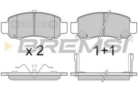 BREMSI BP3041 - PASTILLAS DE FRENO HONDA