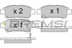 BREMSI BP3042 - PASTILLAS DE FRENO TOYOTA