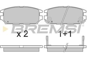 BREMSI BP3046 - PASTILLAS DE FRENO MITSUBISHI