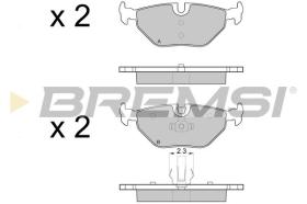 BREMSI BP3051 - PASTILLAS DE FRENO BMW, SAAB, ROVER, MG, WIESMANN