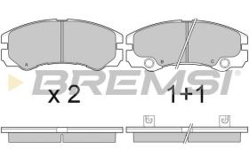 BREMSI BP3052 - PASTILLAS DE FRENO OPEL, VAUXHALL