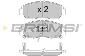 BREMSI BP3059 - PASTILLAS DE FRENO HONDA