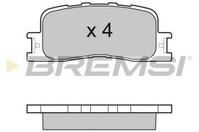 BREMSI BP3060 - PASTILLAS DE FRENO TOYOTA