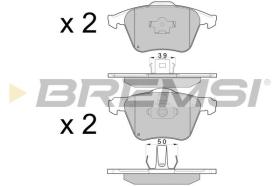 BREMSI BP3062 - PASTILLAS DE FRENO VOLVO