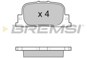 BREMSI BP3063 - PASTILLAS DE FRENO TOYOTA