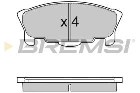 BREMSI BP3065 - PASTILLAS DE FRENO DAIHATSU