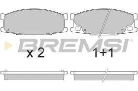 BREMSI BP3066 - PASTILLAS DE FRENO MITSUBISHI CANTER