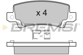 BREMSI BP3070 - PASTILLAS DE FRENO TOYOTA, SUZUKI