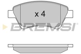 BREMSI BP3072 - PASTILLAS DE FRENO RENAULT