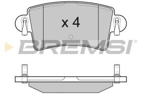 BREMSI BP3074 - PASTILLAS DE FRENO RENAULT, NISSAN, OPEL