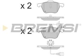 BREMSI BP3076 - PASTILLAS DE FRENO FORD, VW, SEAT