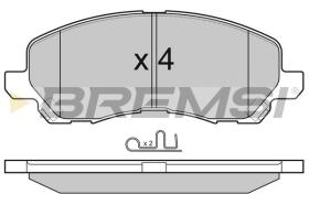 BREMSI BP3080 - PASTILLAS DE FRENO PEUGEOT, CITROEN, LANCIA, JEEP