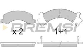 BREMSI BP3084 - PASTILLAS DE FRENO ALFA ROMEO, ISUZU