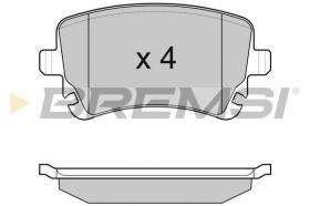 BREMSI BP3086 - PASTILLAS DE FRENO VW, AUDI, BENTLEY