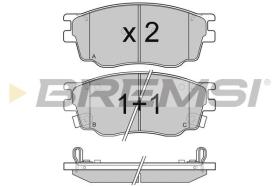 BREMSI BP3092 - PASTILLAS DE FRENO MAZDA