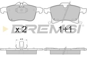 BREMSI BP3093 - PASTILLAS DE FRENO OPEL, LADA, CHEVROLET