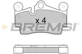 BREMSI BP3097 - PASTILLAS DE FRENO VW, AUDI, PORSCHE