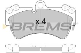 BREMSI BP3099 - PASTILLAS DE FRENO VW, AUDI, PORSCHE