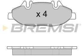 BREMSI BP3100 - PASTILLAS DE FRENO MERCEDES-BENZ