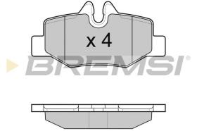 BREMSI BP3101 - PASTILLAS DE FRENO MERCEDES-BENZ